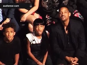 Will Smith and family react