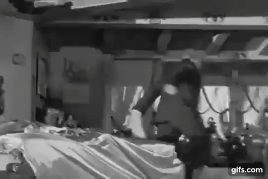 "Citizen Kane" room trashing