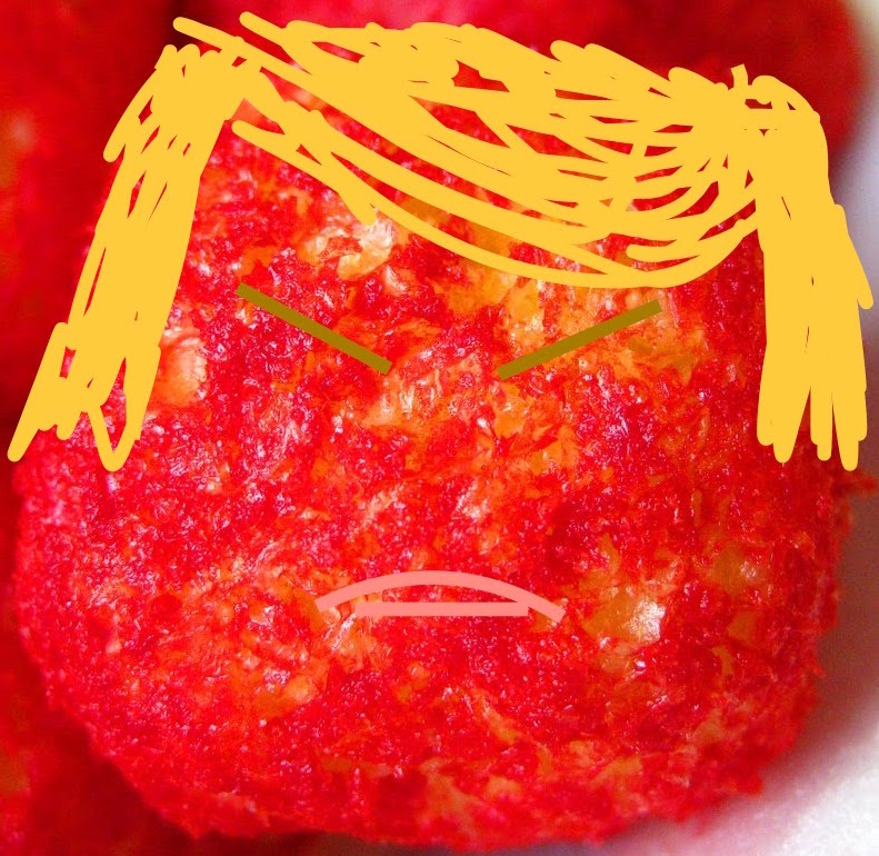 A flamin' hot Cheeto